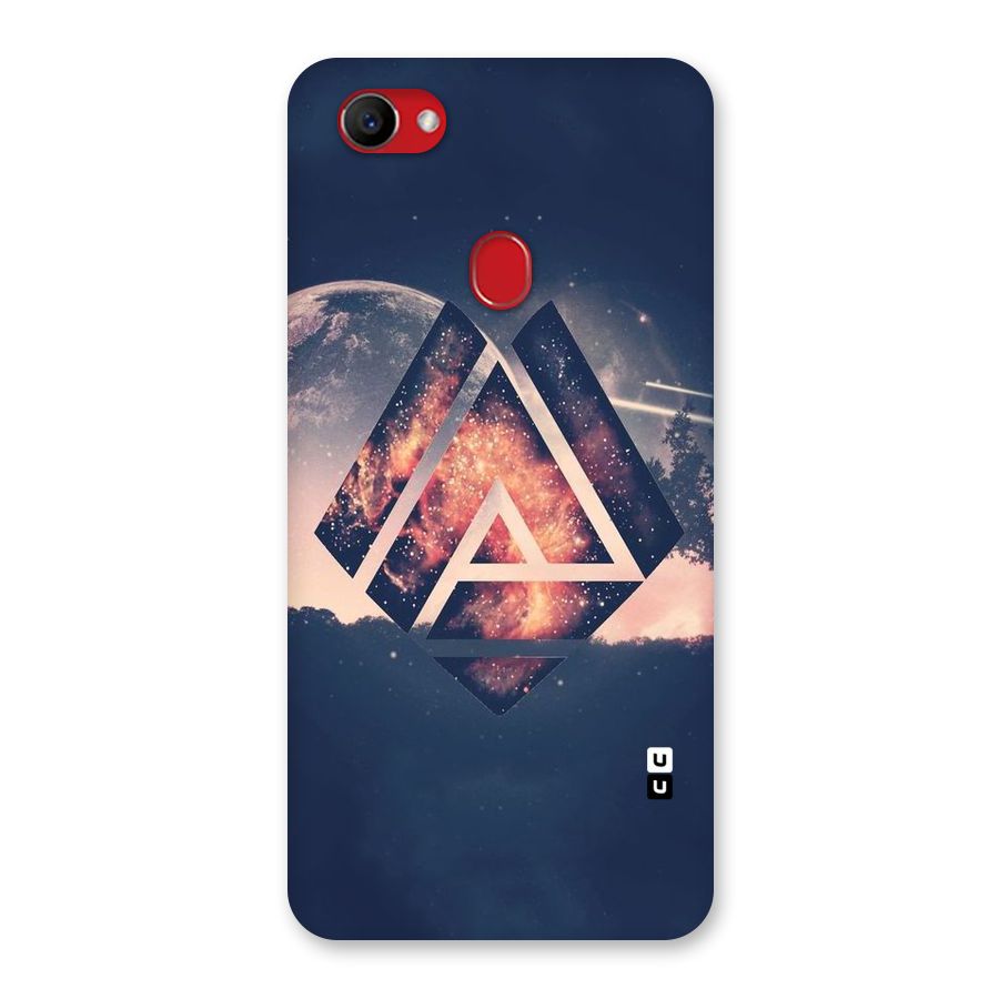 Moon Abstract Back Case for Oppo F7