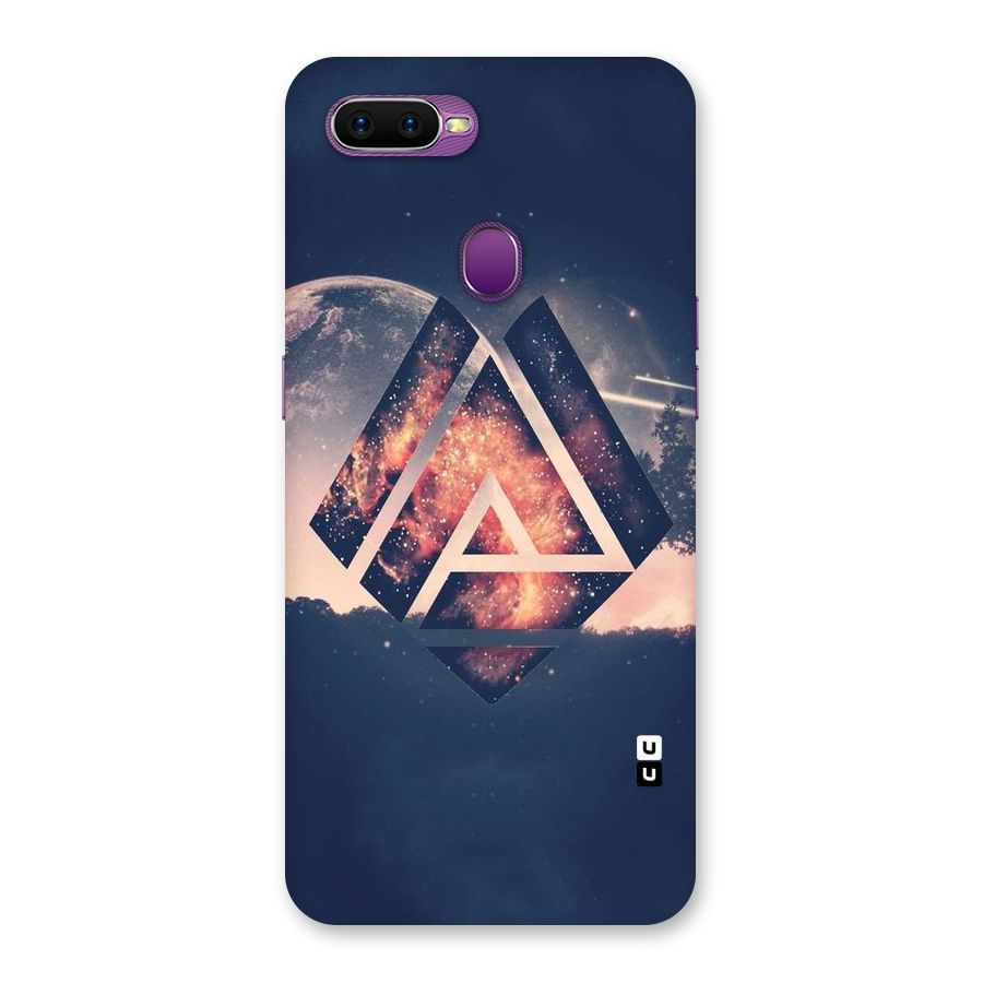 Moon Abstract Back Case for Oppo F9