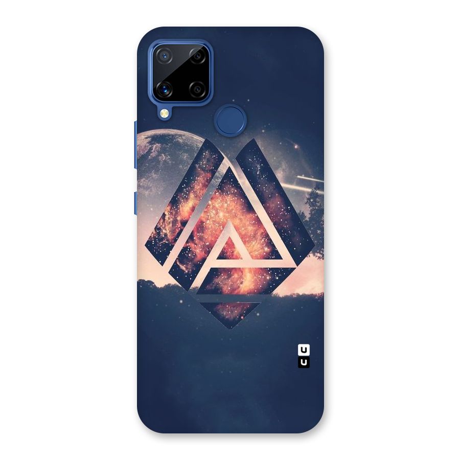 Moon Abstract Back Case for Realme C15