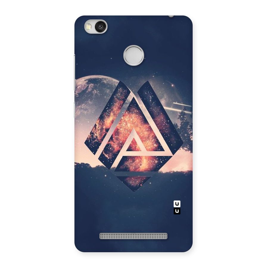 Moon Abstract Back Case for Redmi 3S Prime