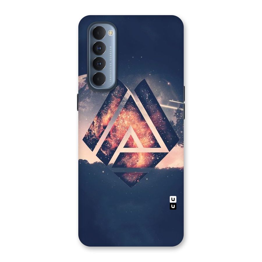 Moon Abstract Back Case for Reno4 Pro