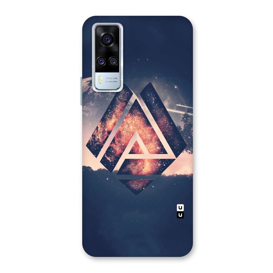 Moon Abstract Back Case for Vivo Y31