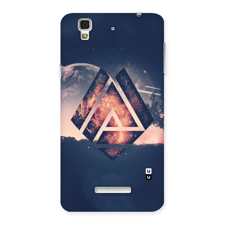Moon Abstract Back Case for YU Yureka Plus