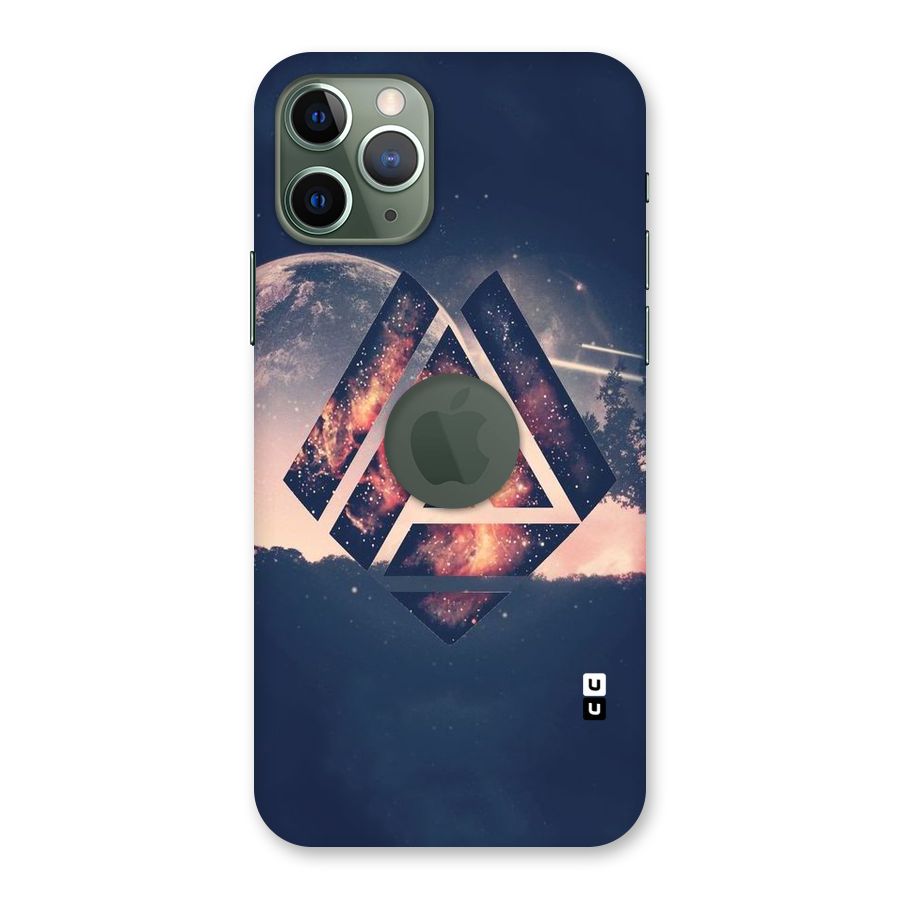 Moon Abstract Back Case for iPhone 11 Pro Logo  Cut