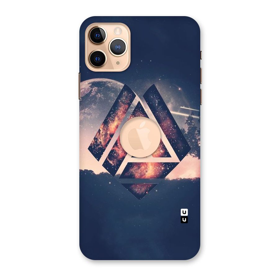 Moon Abstract Back Case for iPhone 11 Pro Max Logo Cut