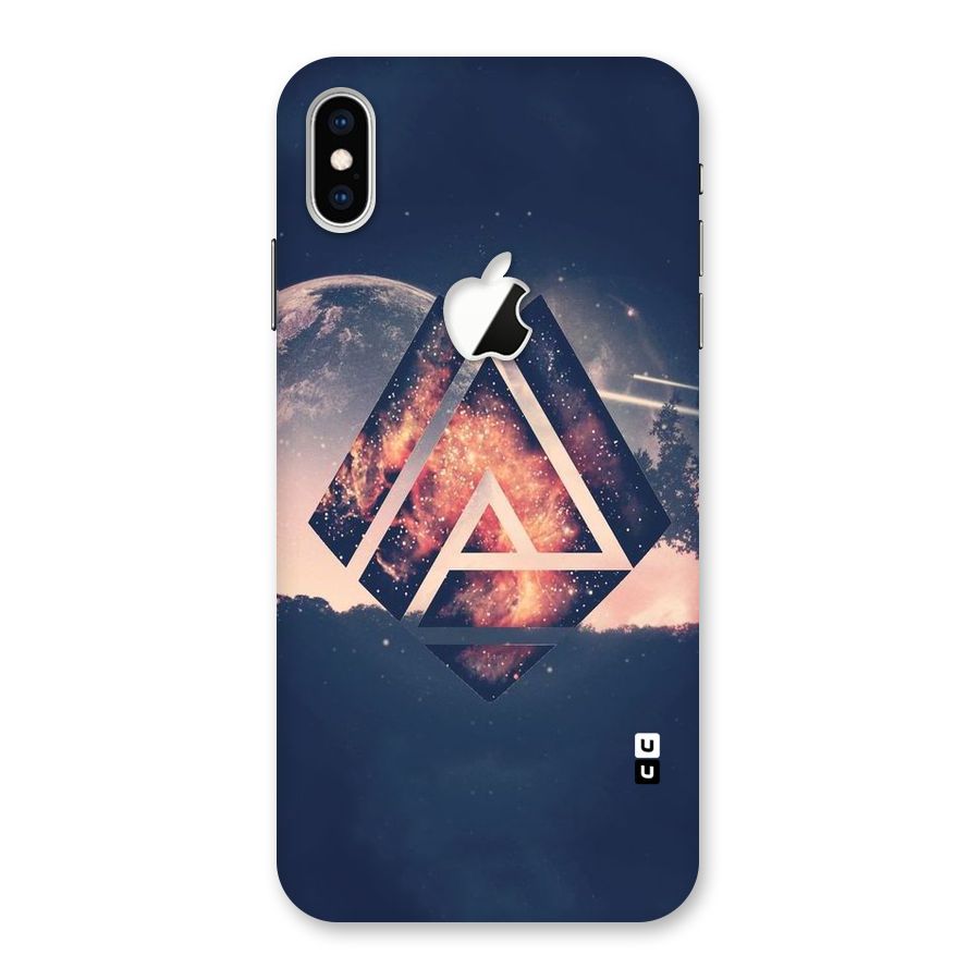 Moon Abstract Back Case for iPhone XS Max Apple Cut