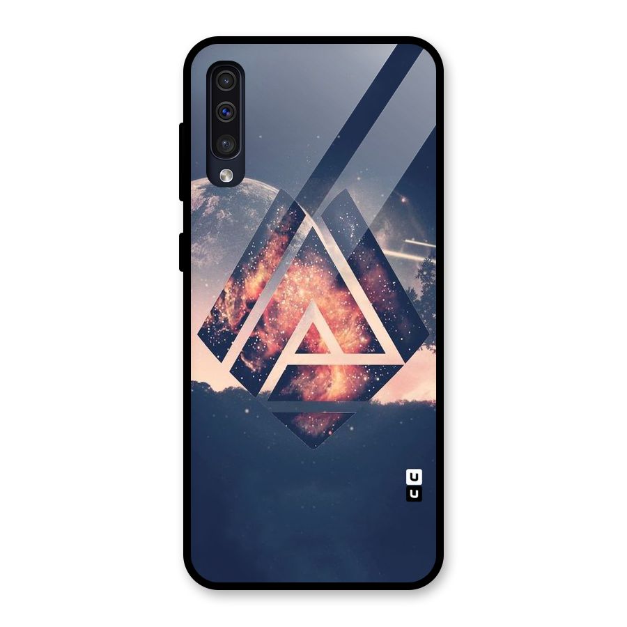 Moon Abstract Glass Back Case for Galaxy A50s