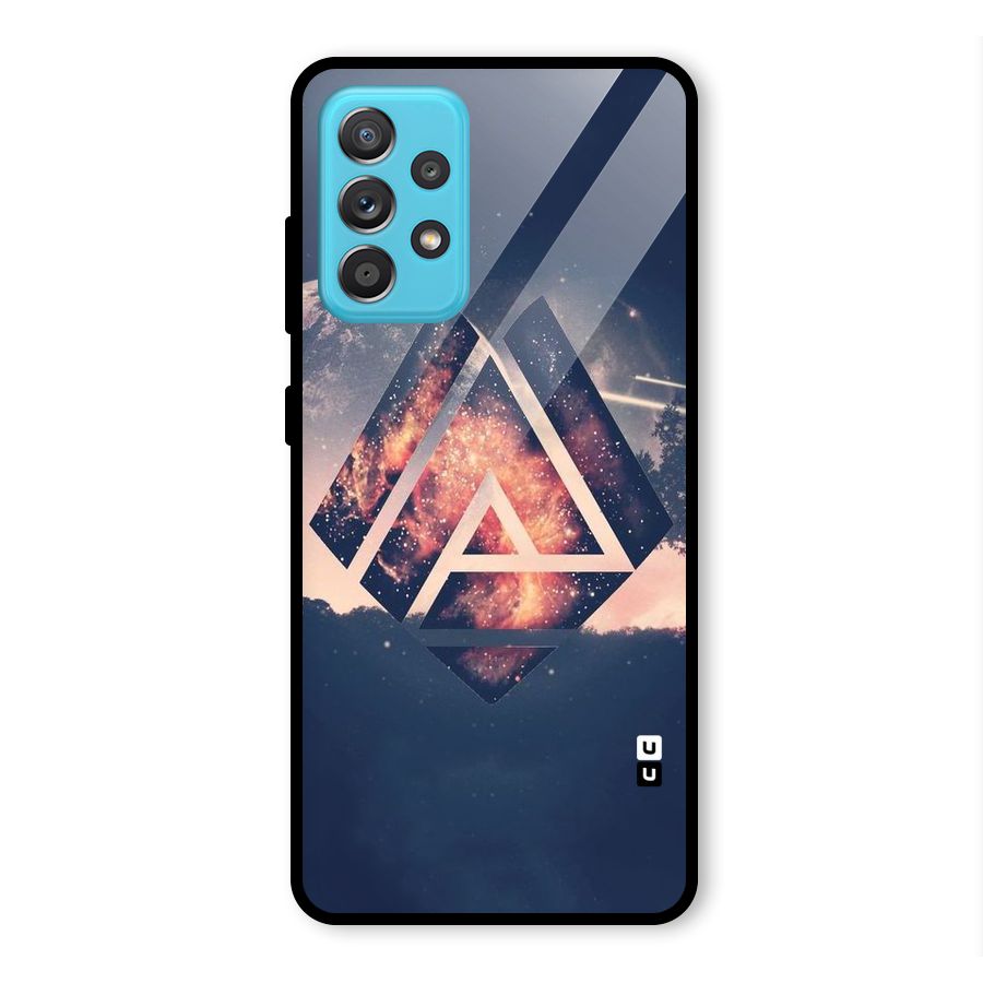 Moon Abstract Glass Back Case for Galaxy A52s 5G