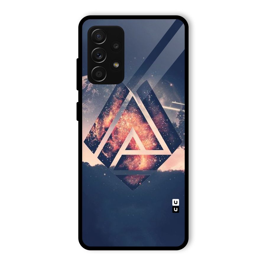 Moon Abstract Glass Back Case for Galaxy A53 5G