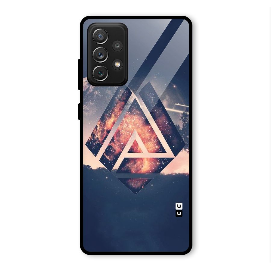 Moon Abstract Glass Back Case for Galaxy A72