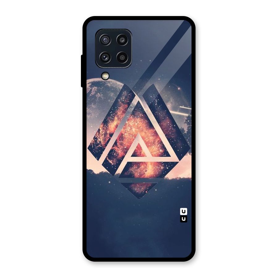 Moon Abstract Glass Back Case for Galaxy M32