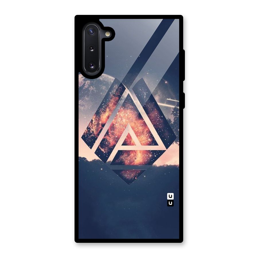 Moon Abstract Glass Back Case for Galaxy Note 10
