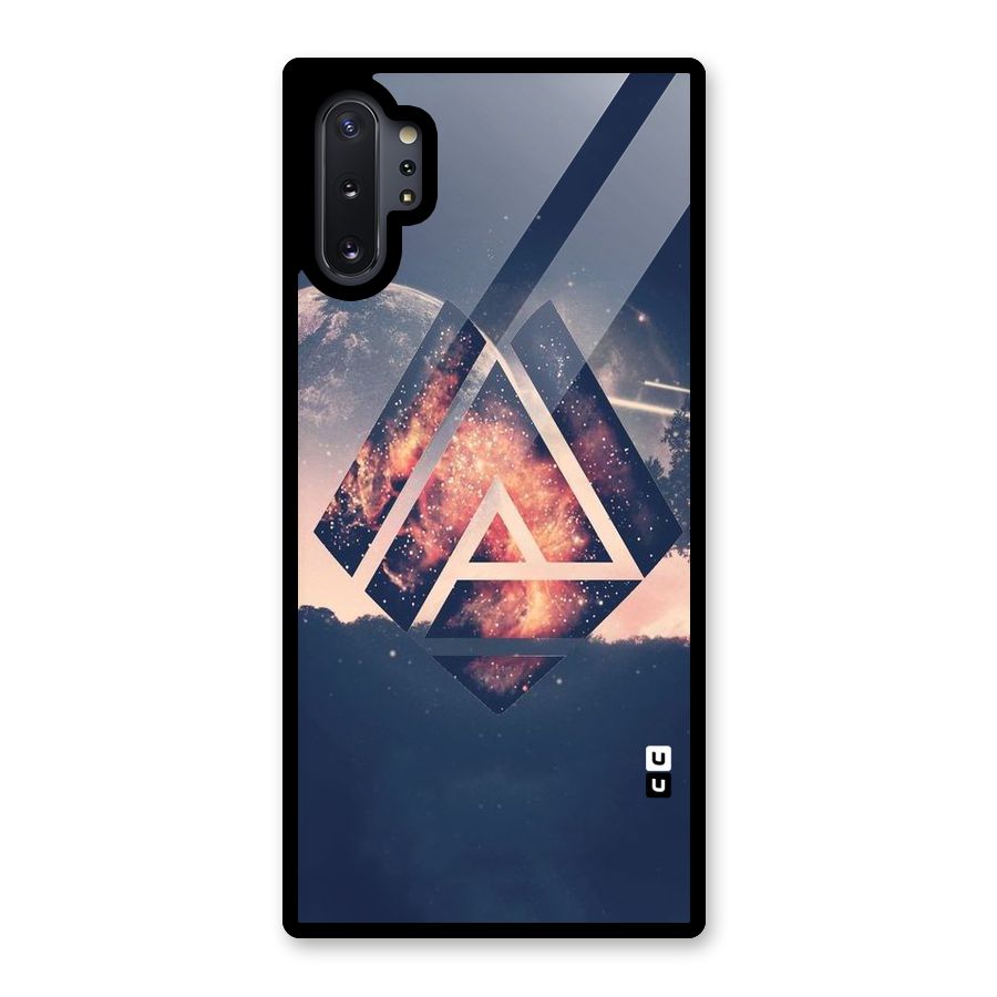 Moon Abstract Glass Back Case for Galaxy Note 10 Plus