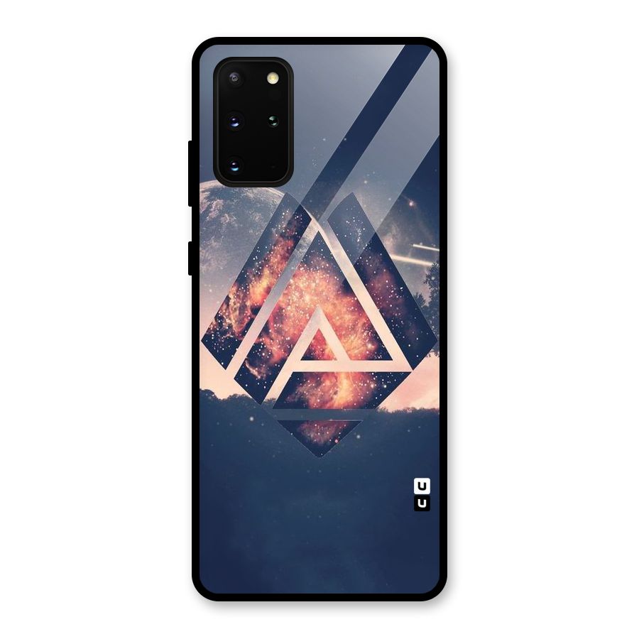 Moon Abstract Glass Back Case for Galaxy S20 Plus