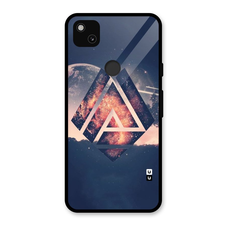 Moon Abstract Glass Back Case for Google Pixel 4a