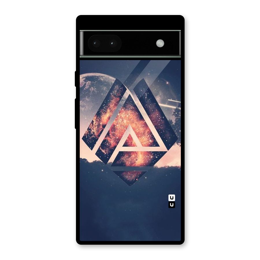Moon Abstract Glass Back Case for Google Pixel 6a