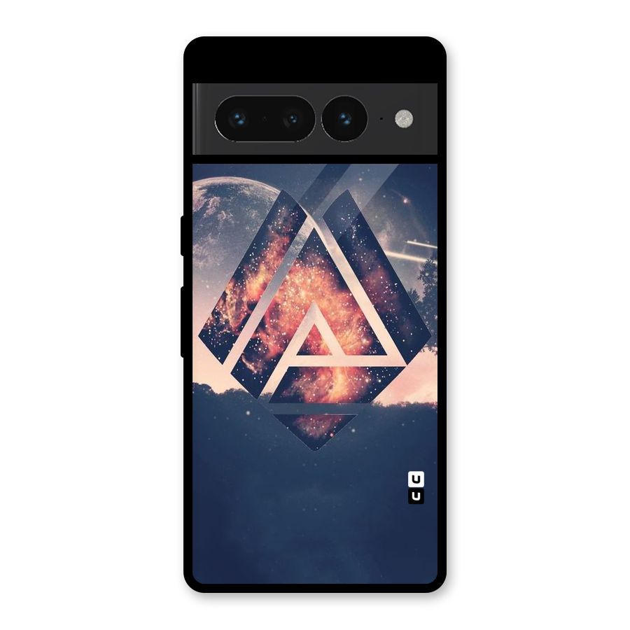 Moon Abstract Glass Back Case for Google Pixel 7 Pro
