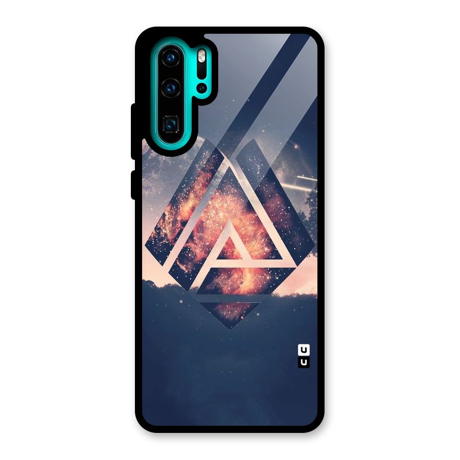 Moon Abstract Glass Back Case for Huawei P30 Pro
