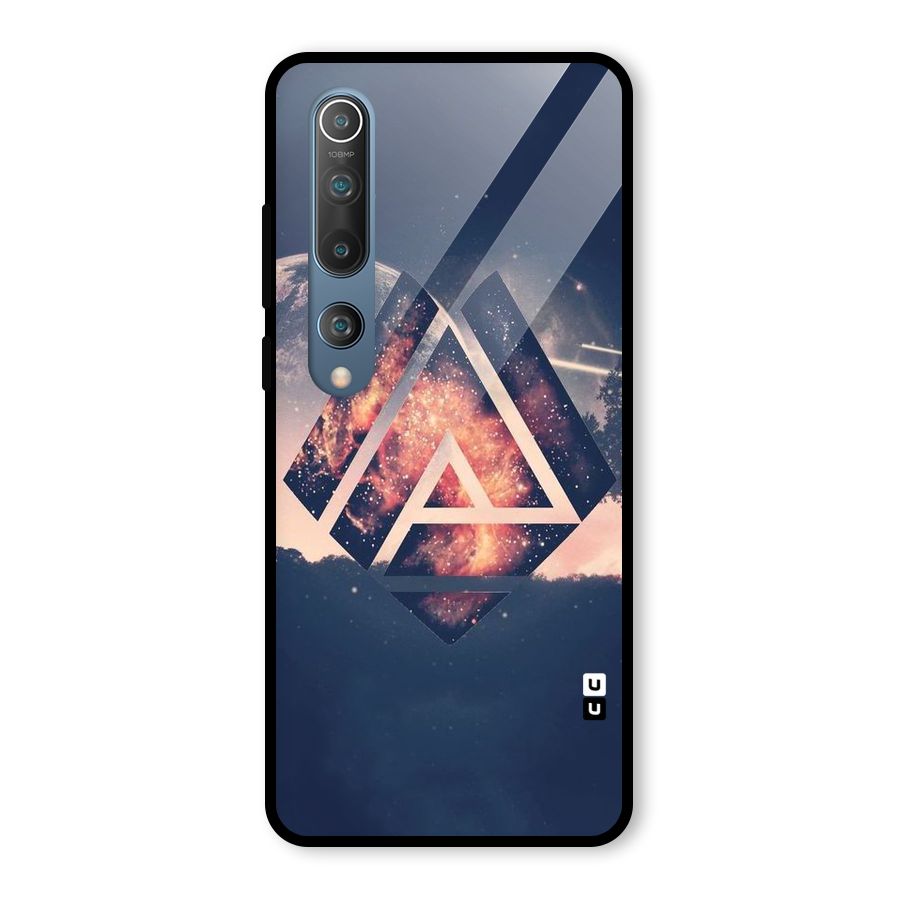 Moon Abstract Glass Back Case for Mi 10