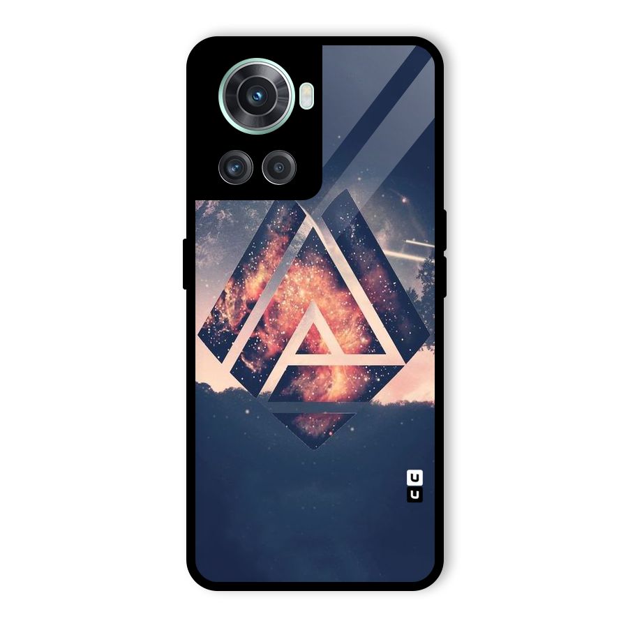 Moon Abstract Glass Back Case for OnePlus 10R