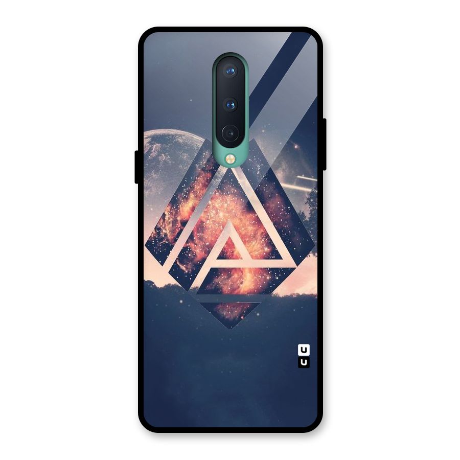 Moon Abstract Glass Back Case for OnePlus 8