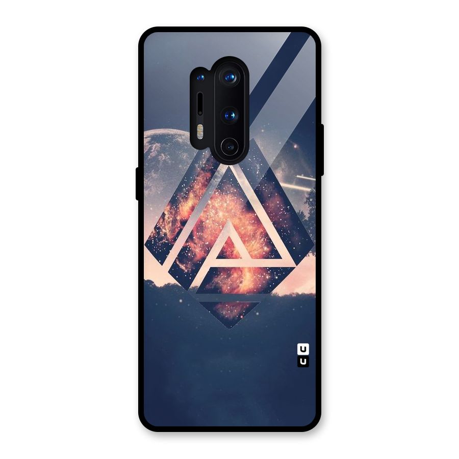 Moon Abstract Glass Back Case for OnePlus 8 Pro