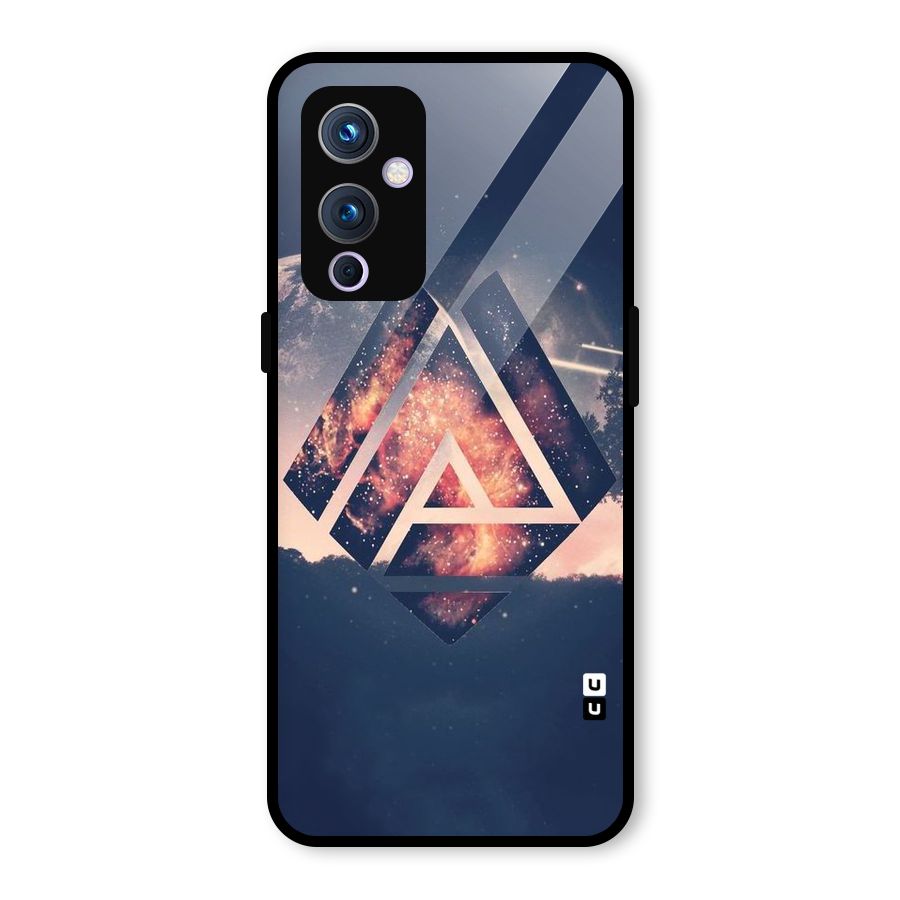 Moon Abstract Glass Back Case for OnePlus 9