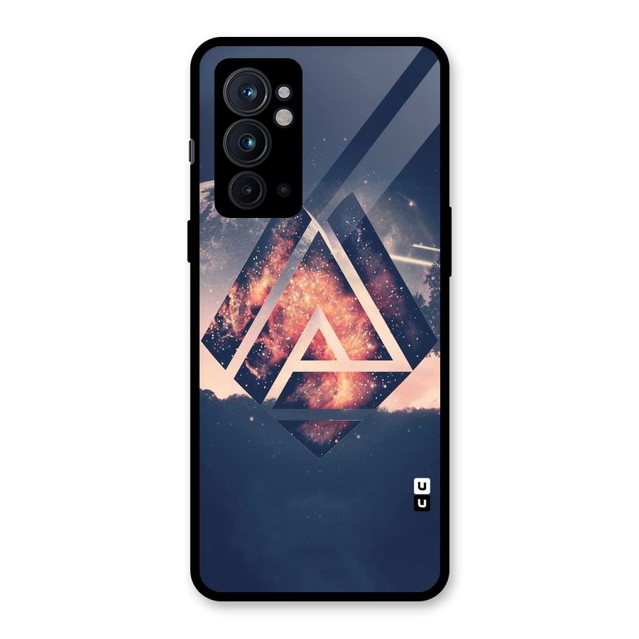 Moon Abstract Glass Back Case for OnePlus 9RT 5G
