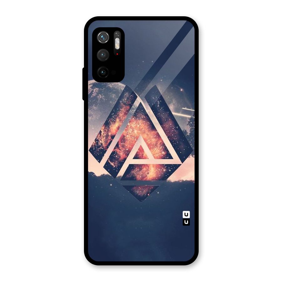 Moon Abstract Glass Back Case for Poco M3 Pro 5G