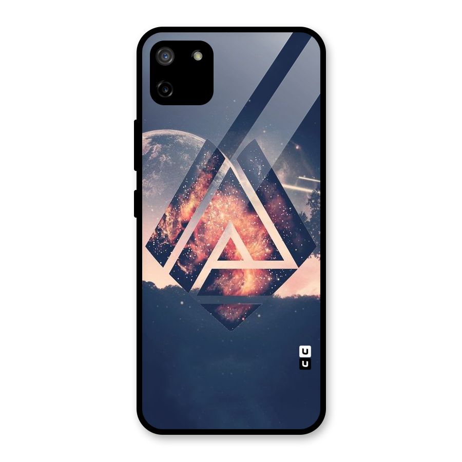 Moon Abstract Glass Back Case for Realme C11