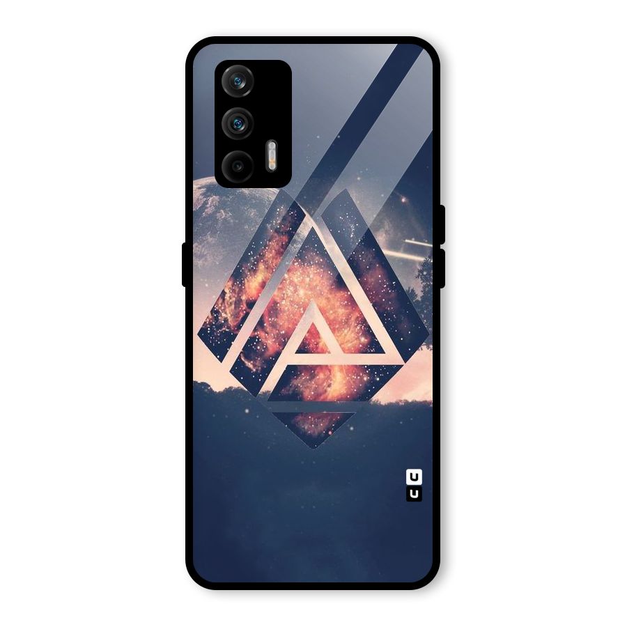 Moon Abstract Glass Back Case for Realme GT 5G