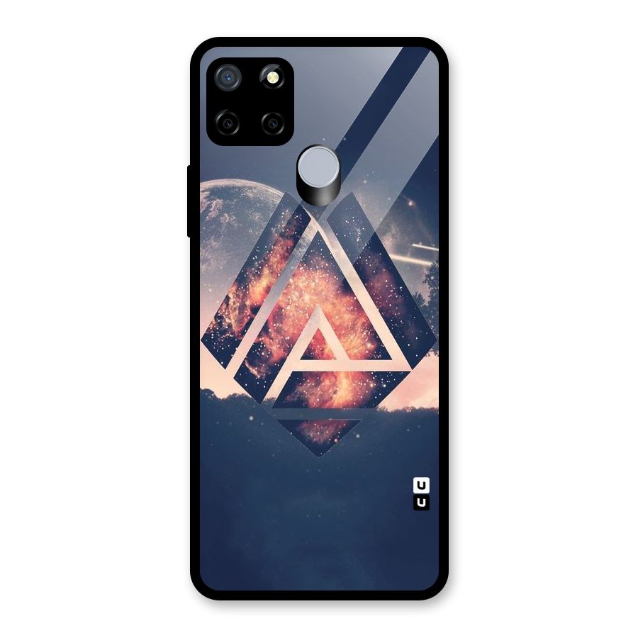 Moon Abstract Glass Back Case for Realme Narzo 20