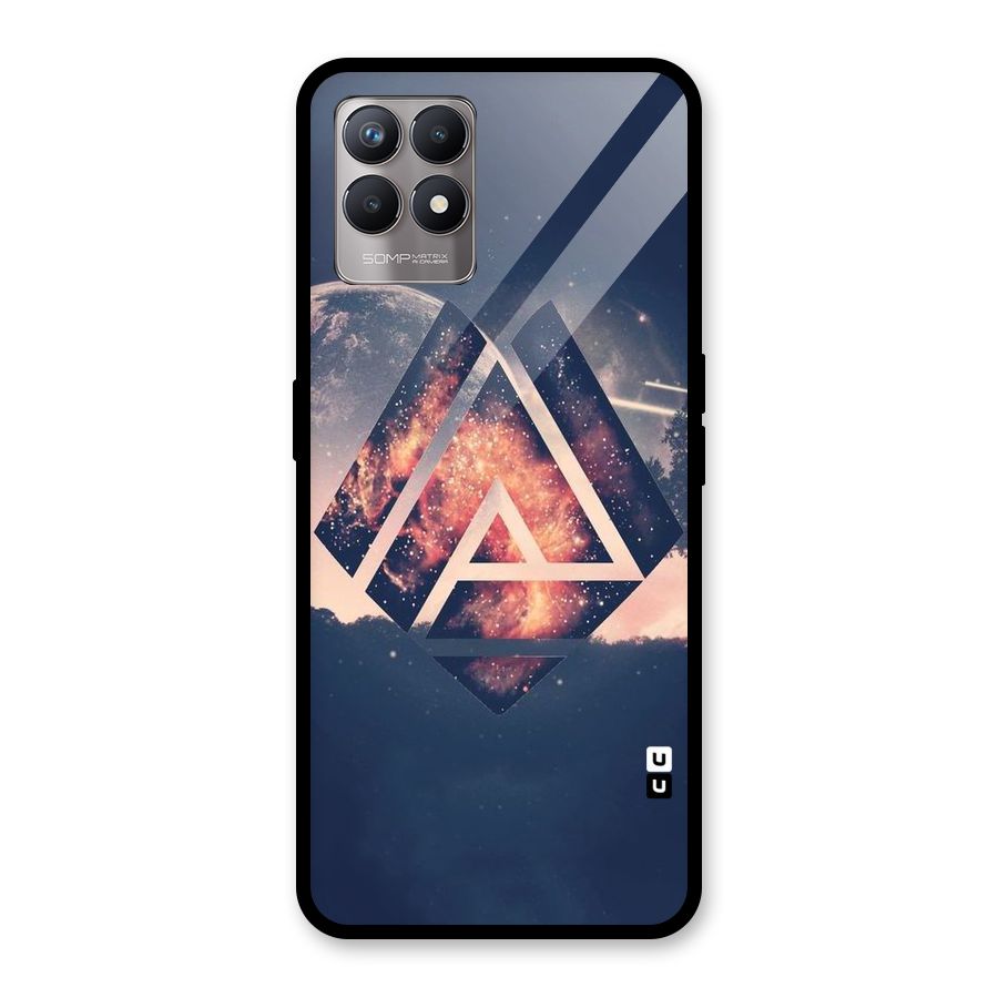 Moon Abstract Glass Back Case for Realme Narzo 50
