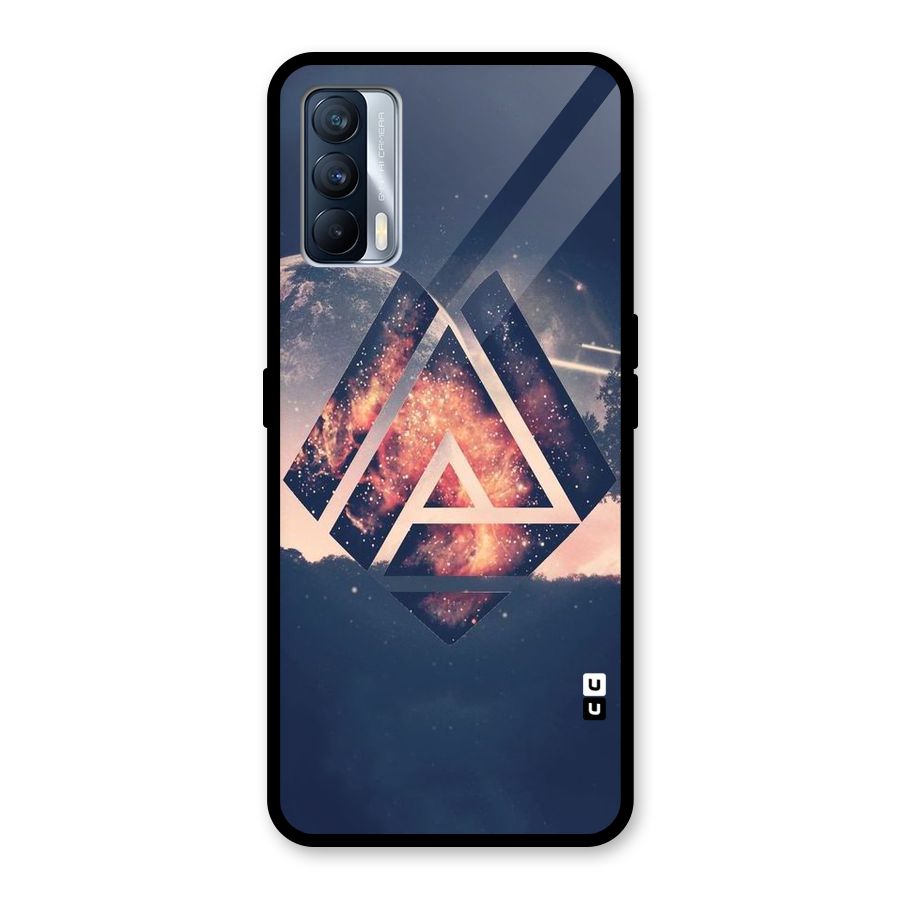 Moon Abstract Glass Back Case for Realme X7