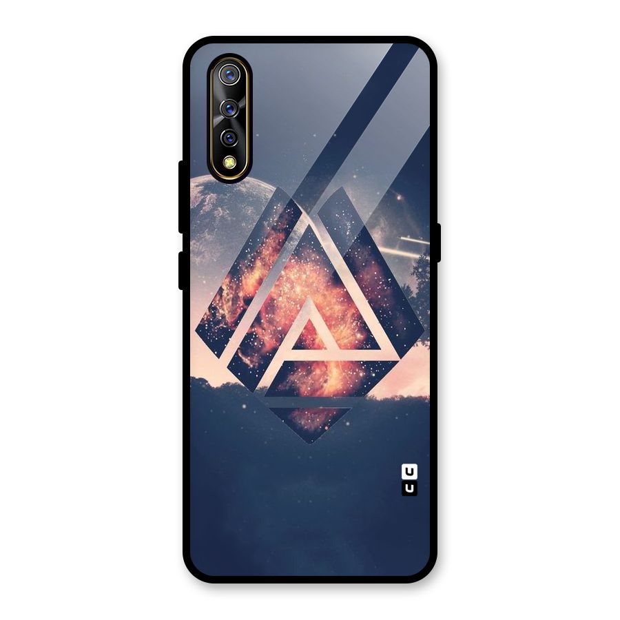 Moon Abstract Glass Back Case for Vivo S1