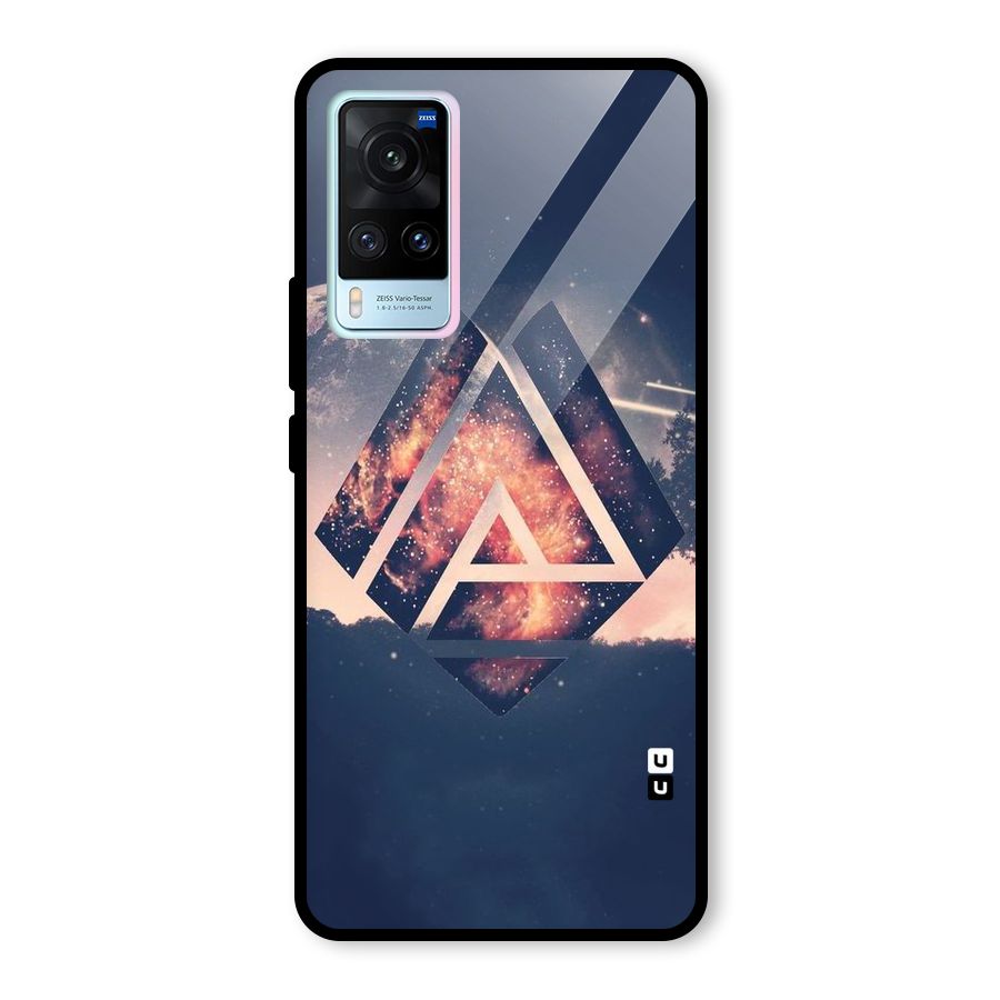 Moon Abstract Glass Back Case for Vivo X60