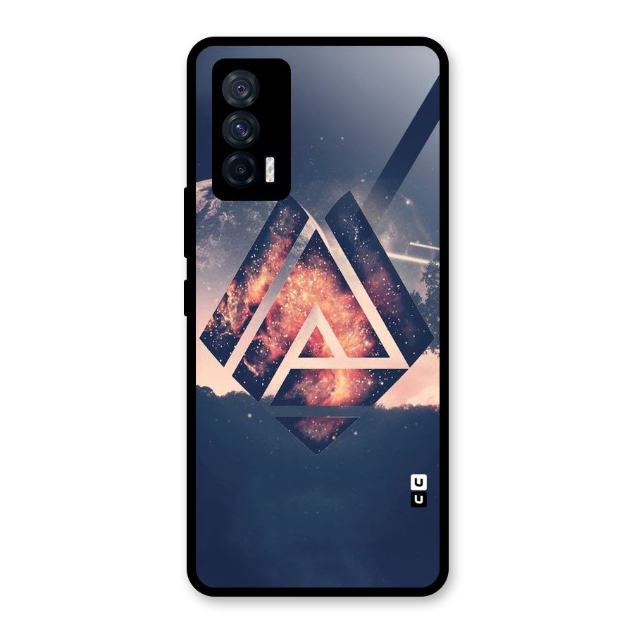 Moon Abstract Glass Back Case for Vivo iQOO 7 5G