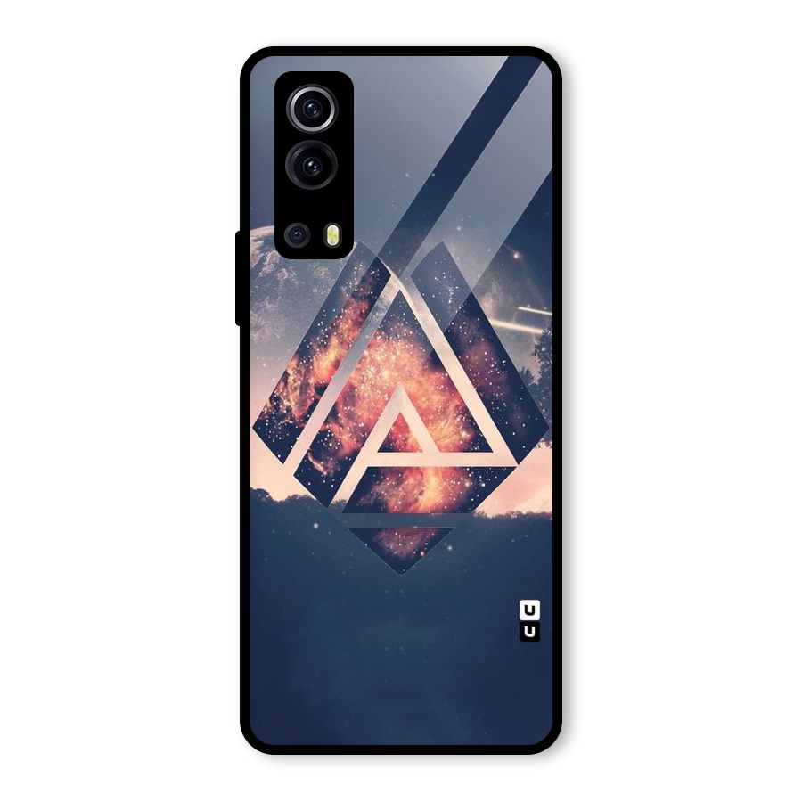 Moon Abstract Glass Back Case for Vivo iQOO Z3