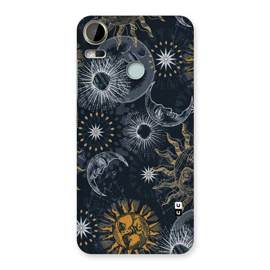 Moon And Sun Back Case for Desire 10 Pro