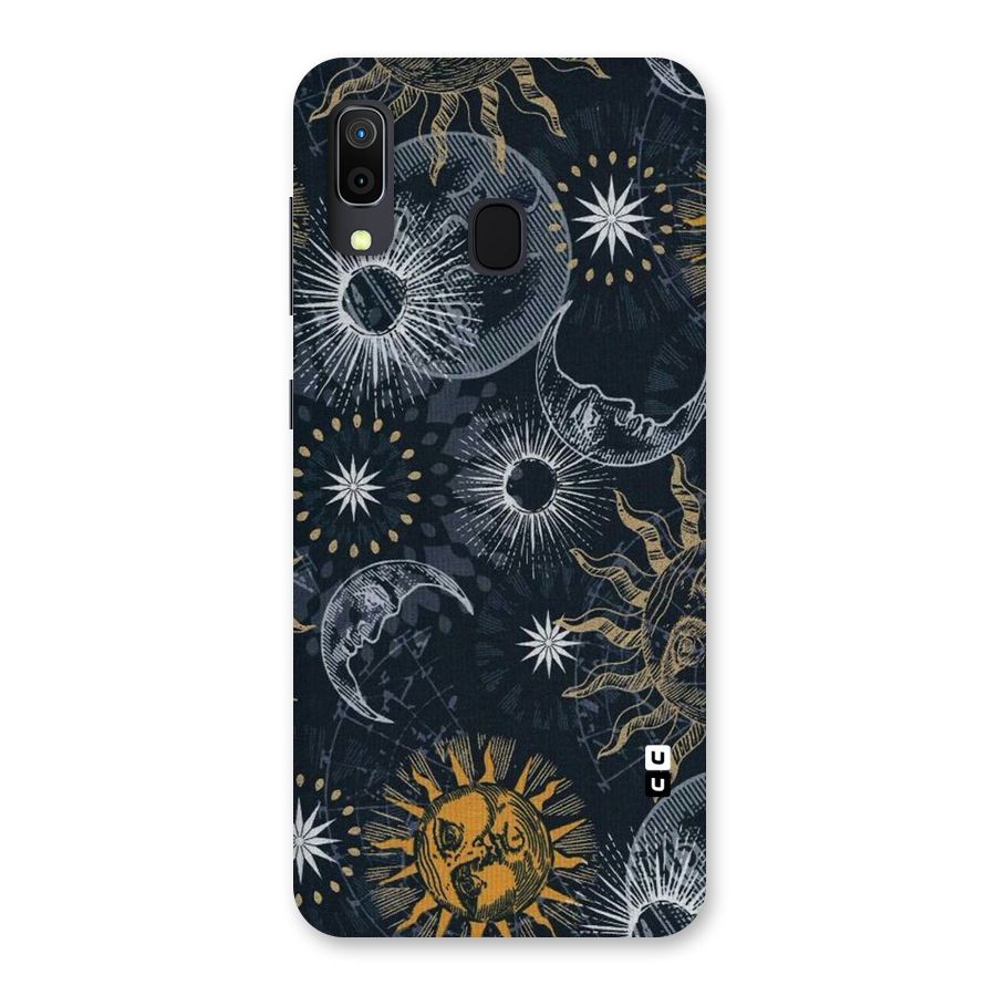 Moon And Sun Back Case for Galaxy A20