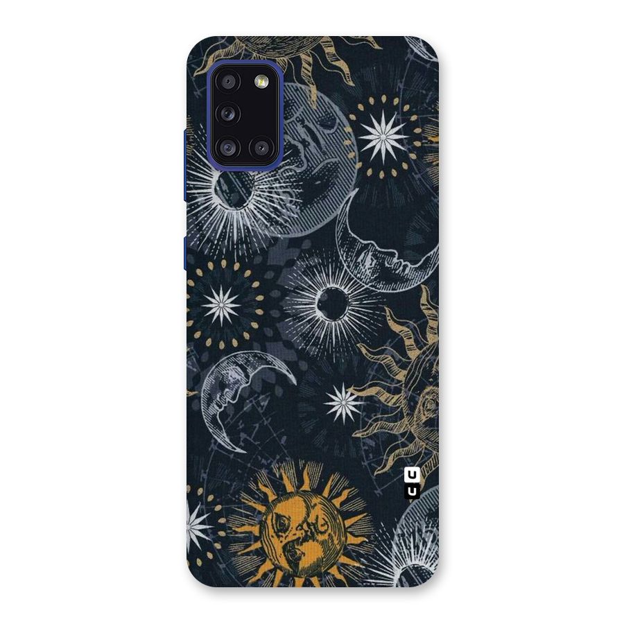 Moon And Sun Back Case for Galaxy A31