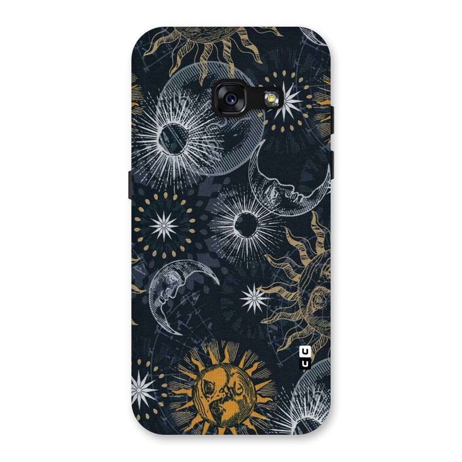 Moon And Sun Back Case for Galaxy A3 (2017)