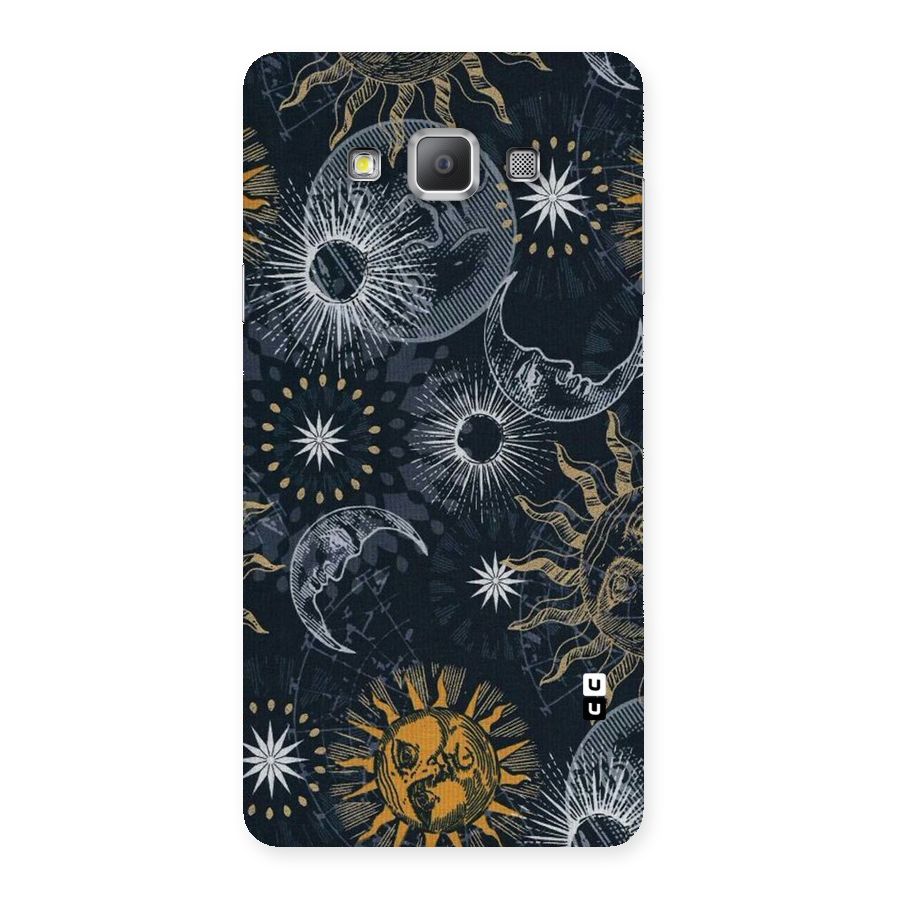 Moon And Sun Back Case for Galaxy A7