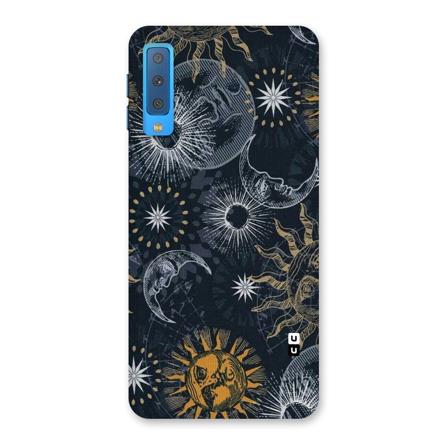 Moon And Sun Back Case for Galaxy A7 (2018)