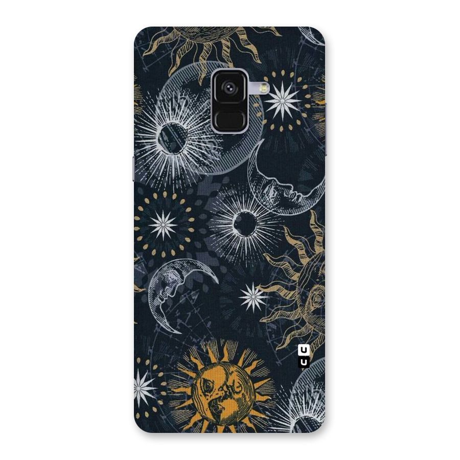 Moon And Sun Back Case for Galaxy A8 Plus