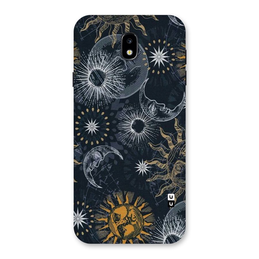 Moon And Sun Back Case for Galaxy J7 Pro