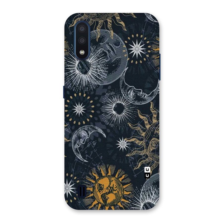 Moon And Sun Back Case for Galaxy M01