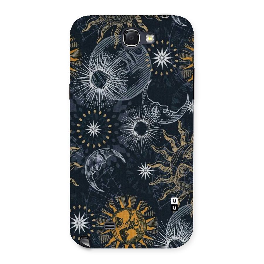 Moon And Sun Back Case for Galaxy Note 2