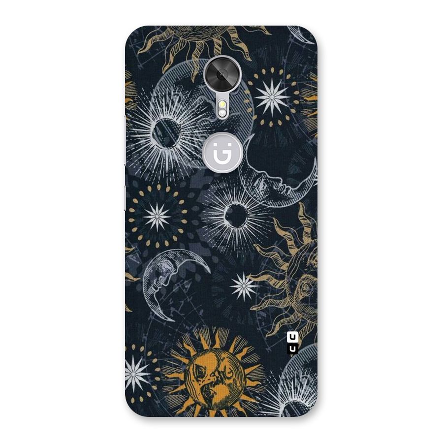 Moon And Sun Back Case for Gionee A1