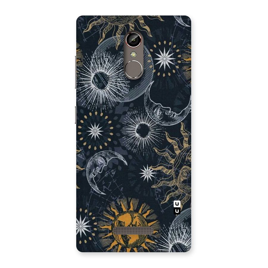 Moon And Sun Back Case for Gionee S6s